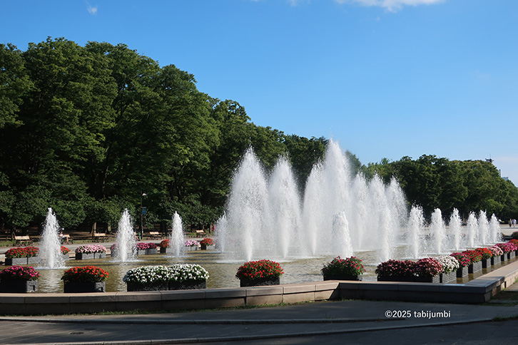 保護中: 上野公園の噴水
