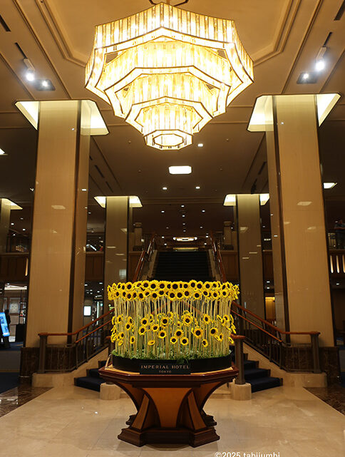 保護中: 帝国ホテルのロビー